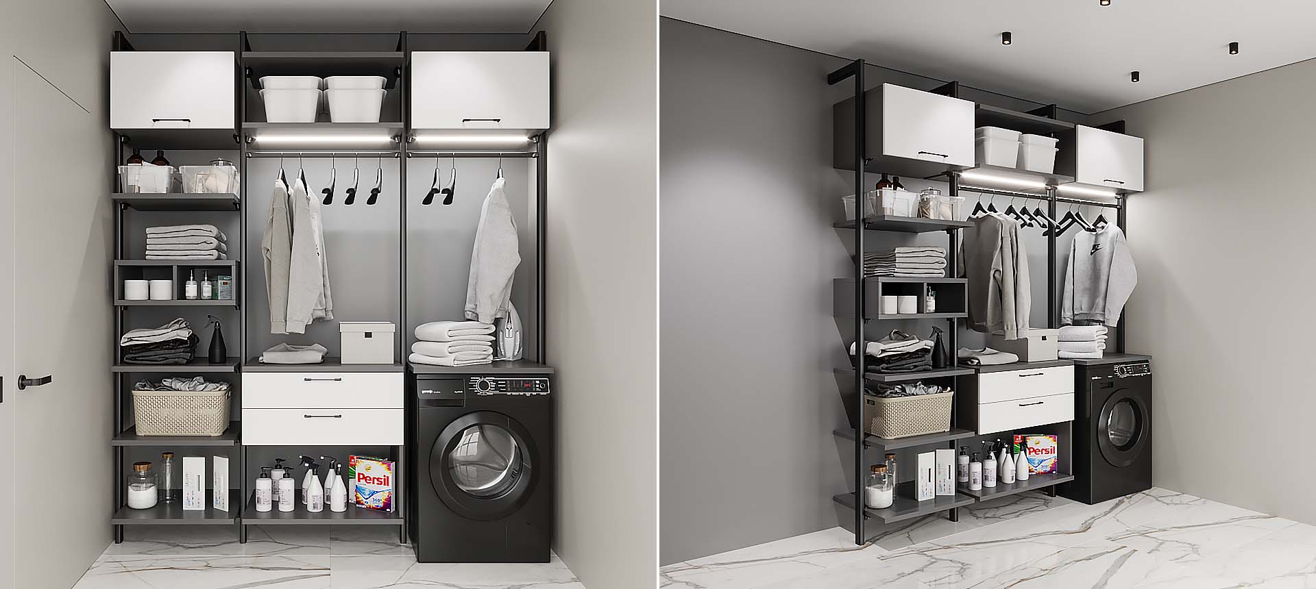 Белый премиум / Дымчатый Агат 