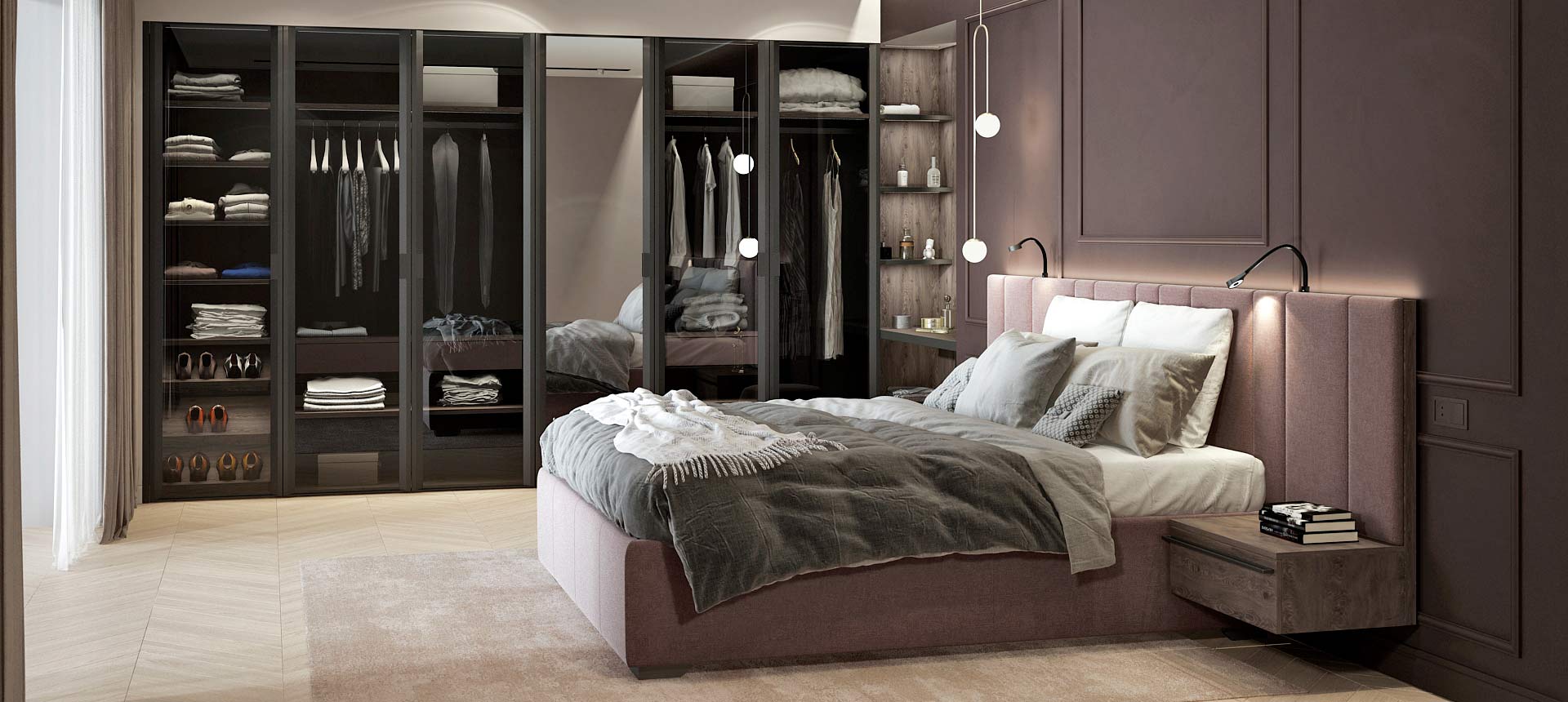 Флитвуд серая лава / микровелюр MARINO цвет 8 