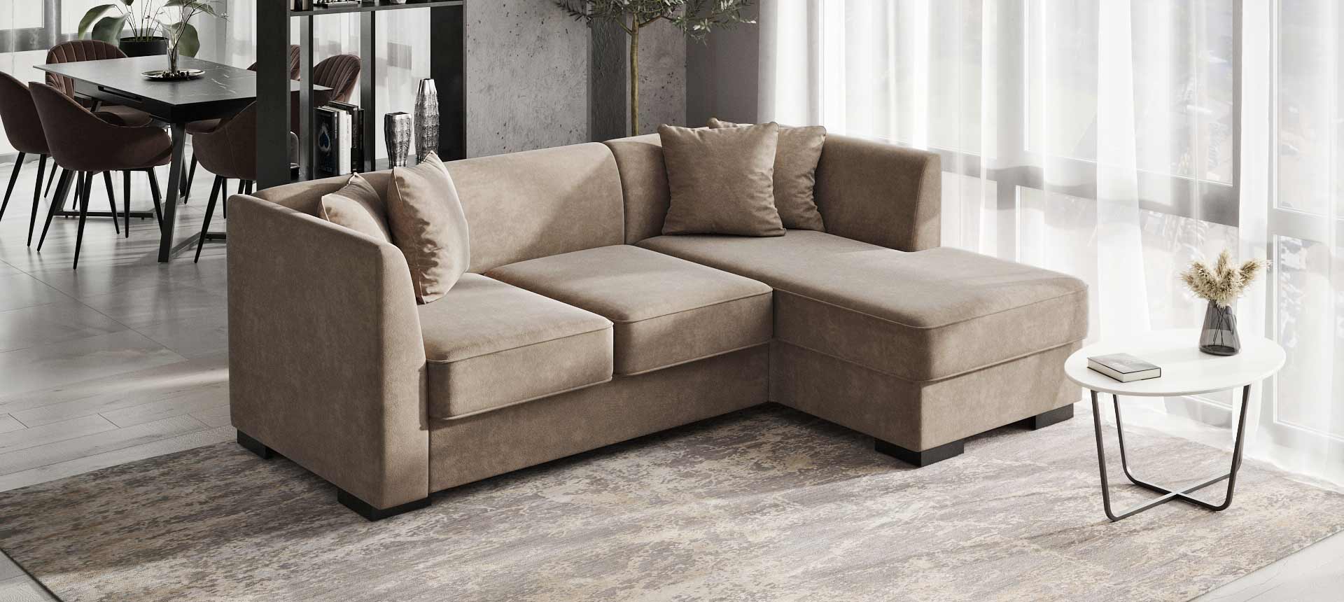 велюр Grand цвет Latte