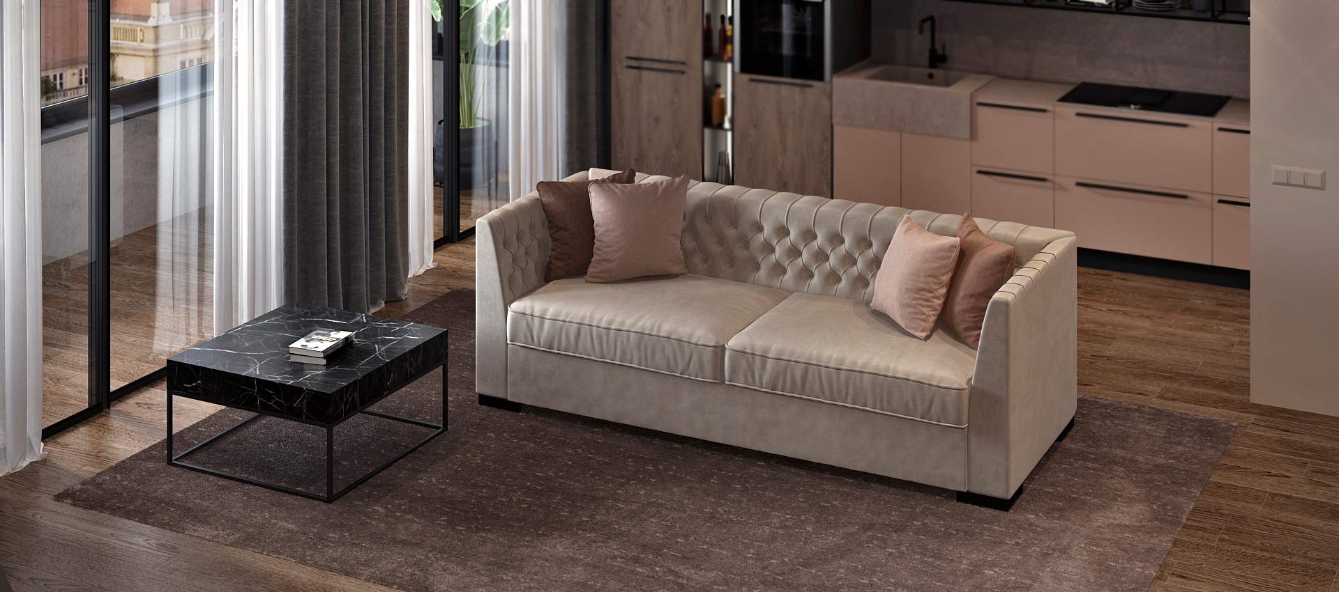 ткань NIAGARA цвет Light grey