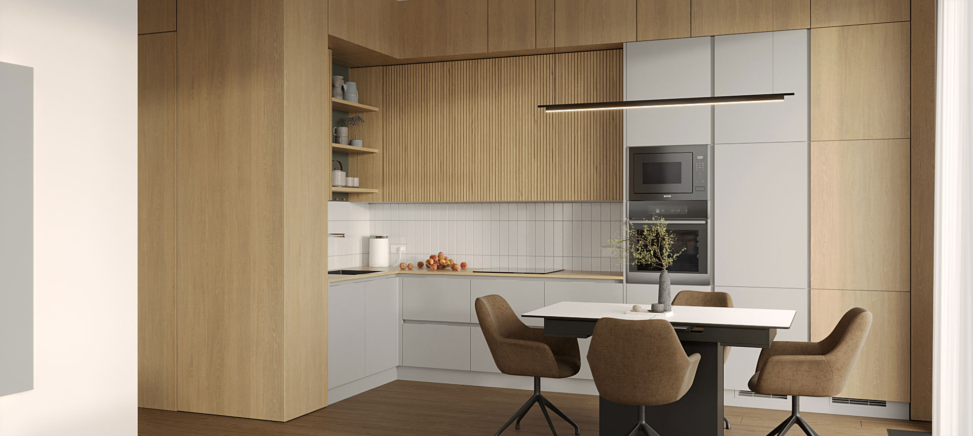 Светло-серый / Дуб Винченца 