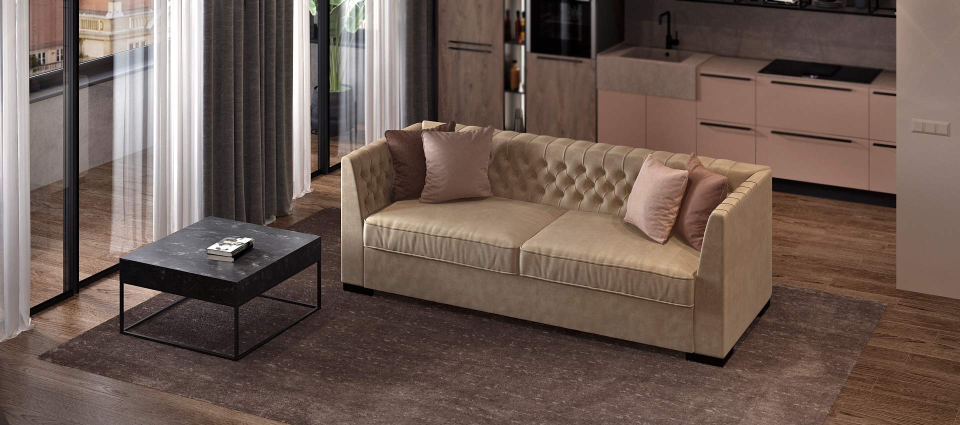 ткань NIAGARA цвет Beige