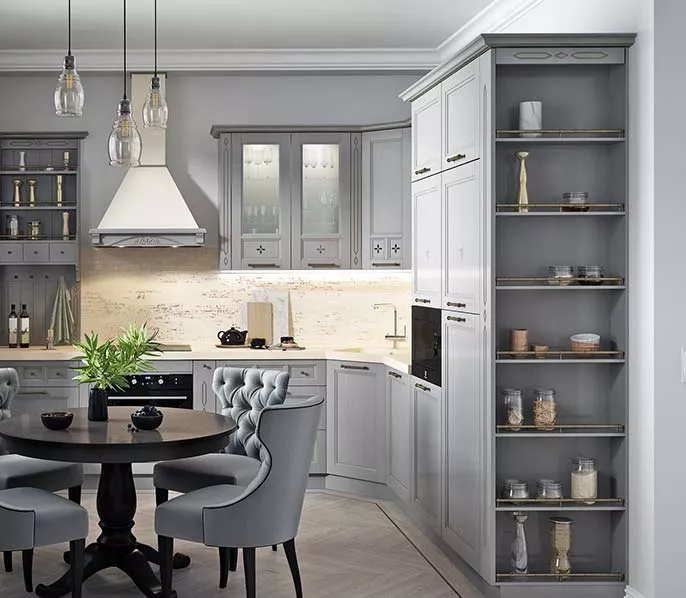 Рейлинги и барные стойки для кухни