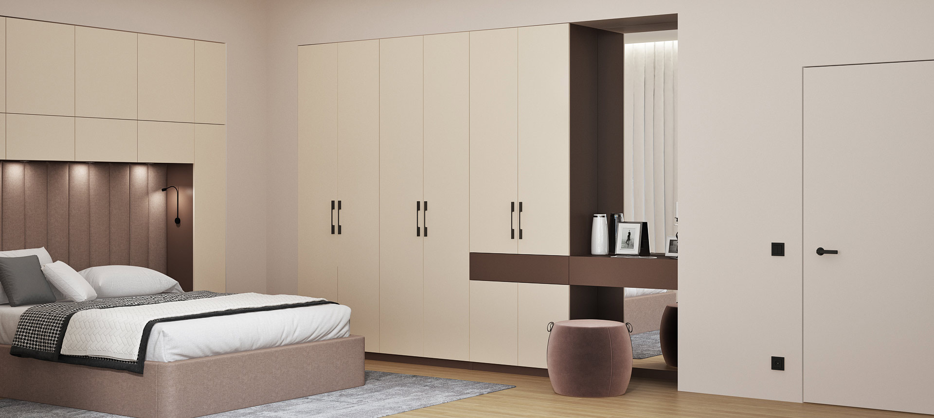 Крем / Трюфель коричневый 