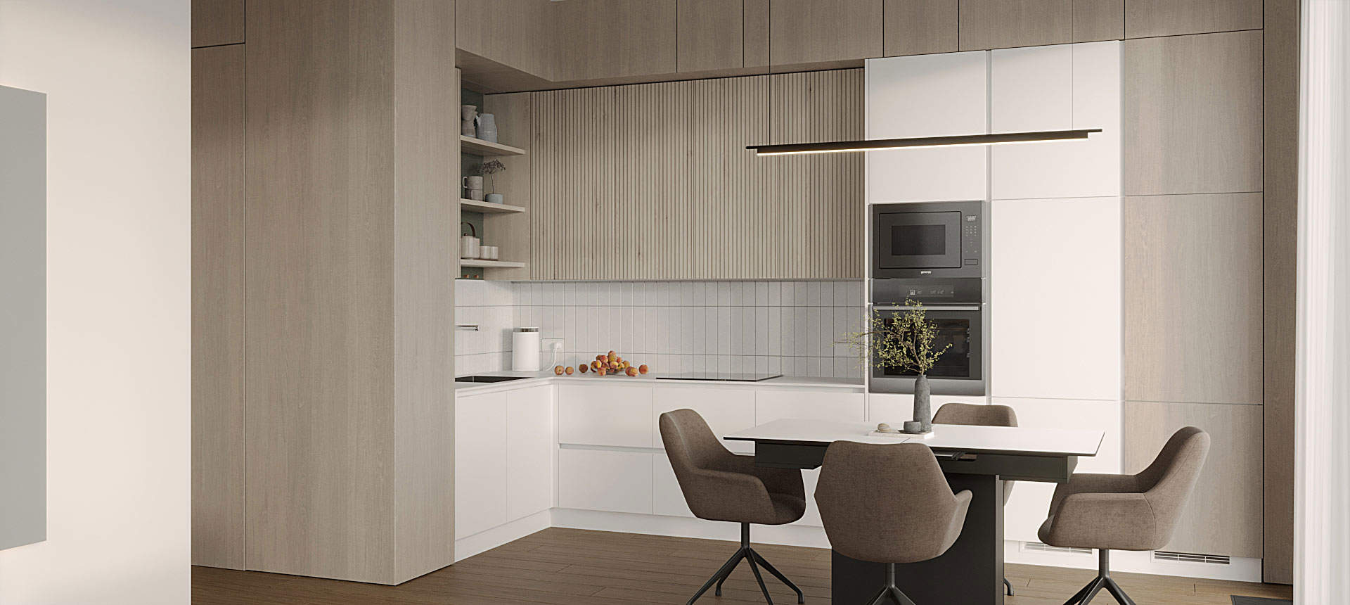 Белый / Сосна Аланд 