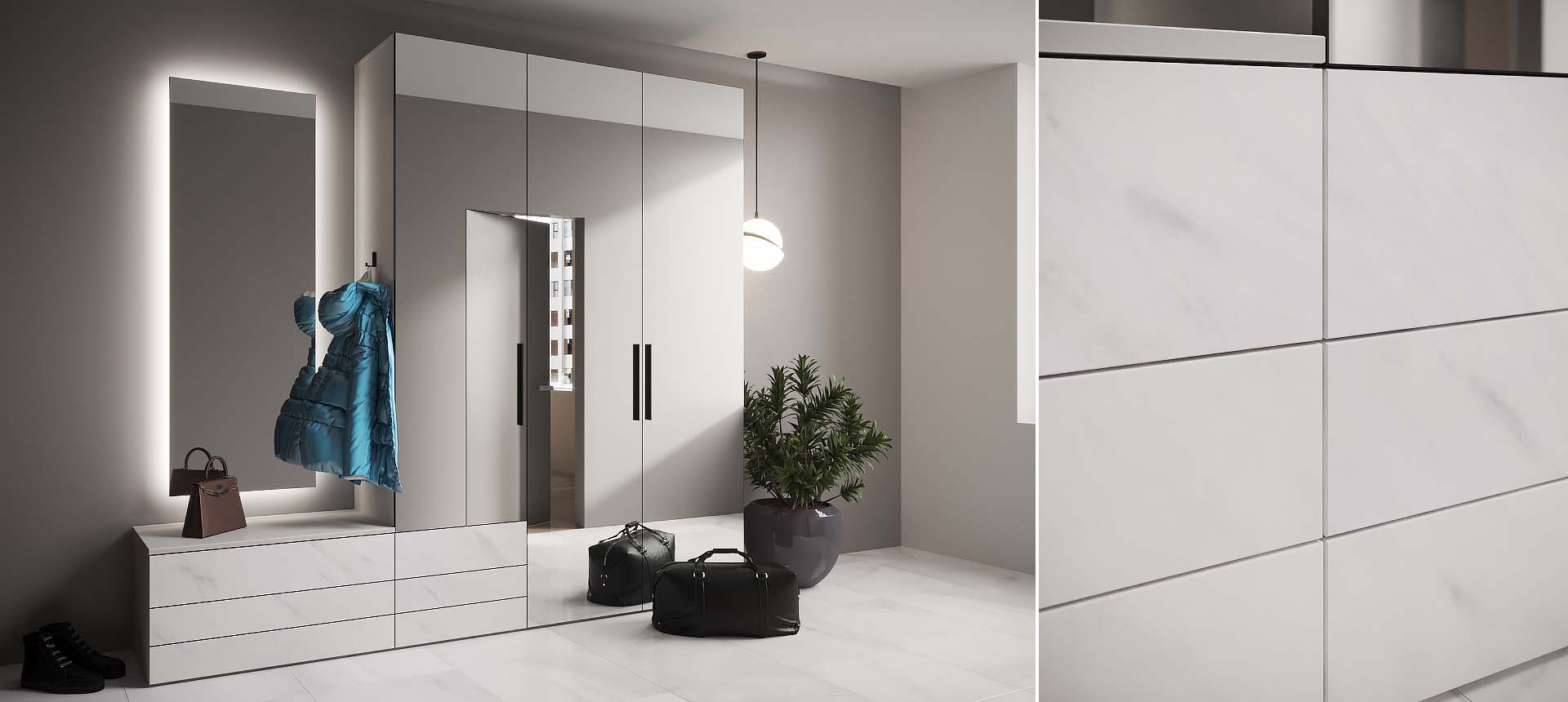 Мрамор Леванто белый