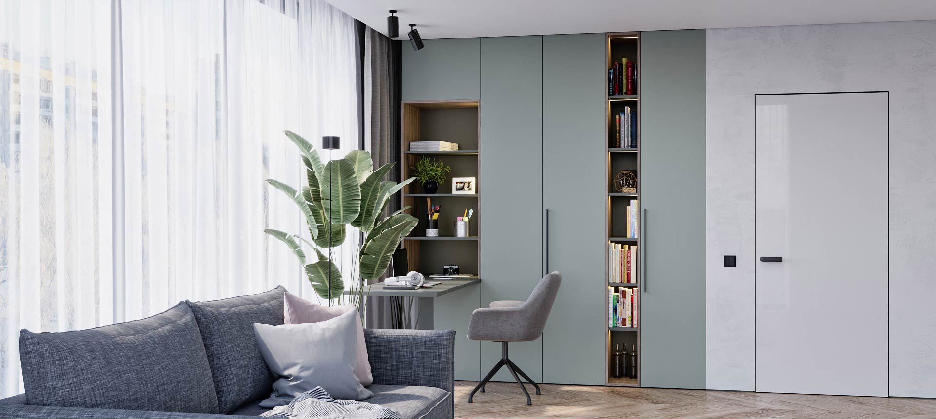 Лунный топаз матовый / Древесина Шорвуд 