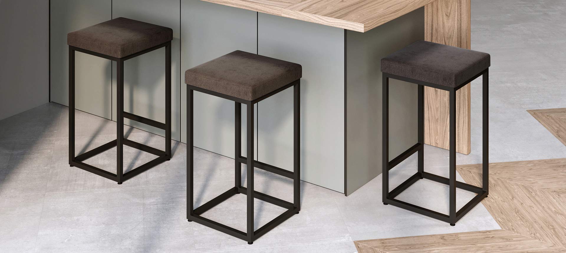 велюр Verona цвет Dark Brown