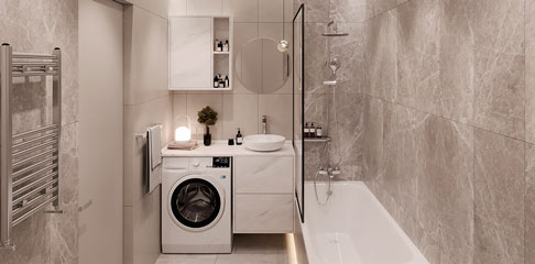 7 лайфхаков, как сделать удобную ванную в маленькой квартире