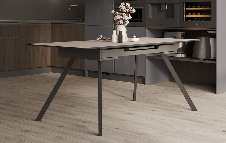 Кухонный стол-трансформер Баут с опорами Портофино