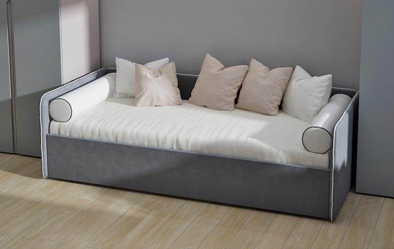 Диван Мичела серый