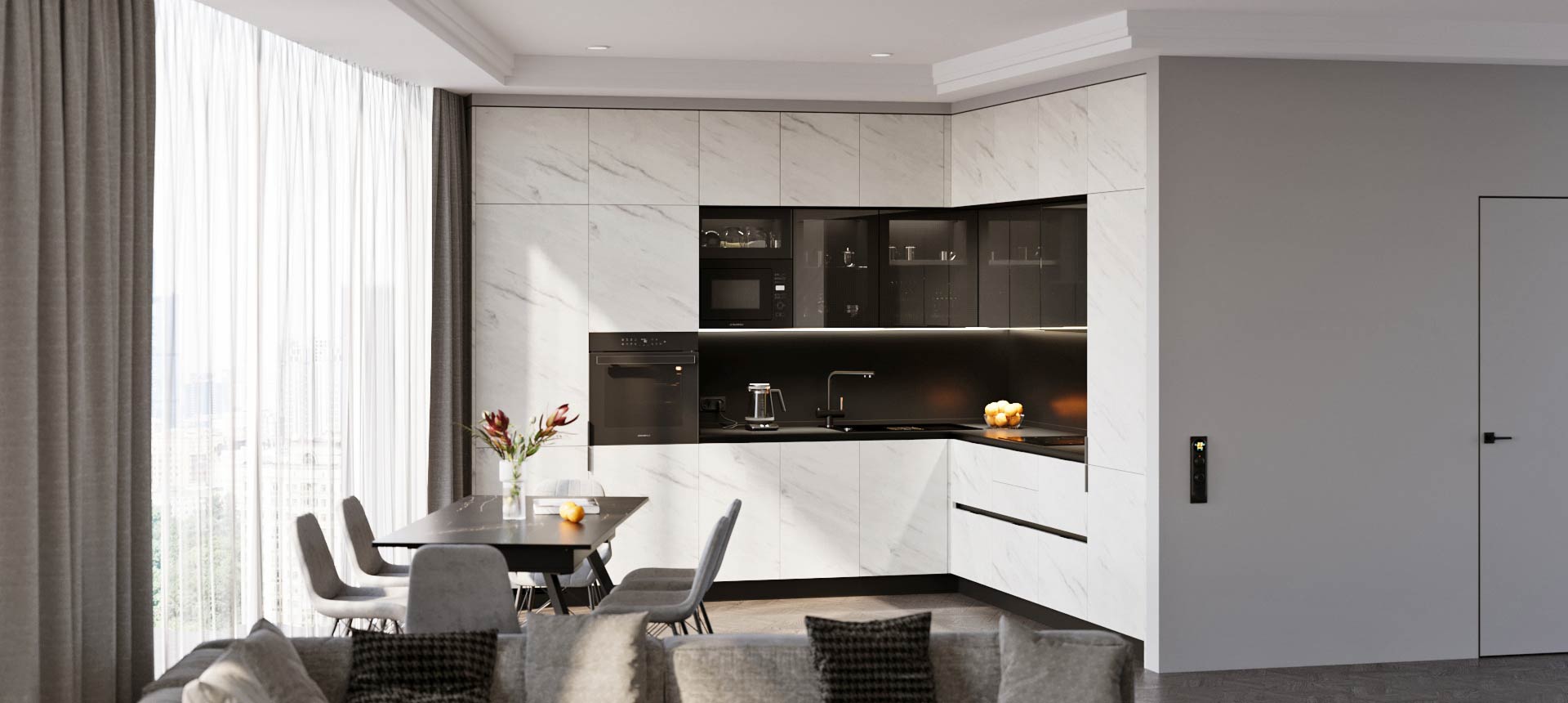 Мрамор Леванто белый