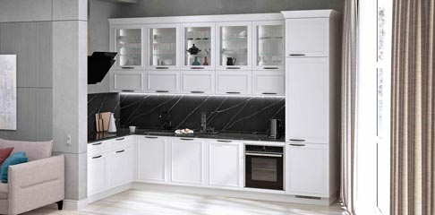 Белая кухня: 30 фото, идеи дизайна и интерьера