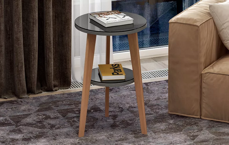 Декоративный столик двухуровневый