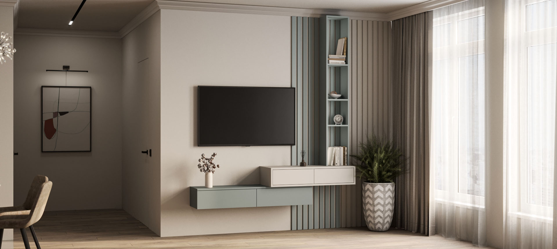 Зелёный фьорд / эмаль цвет NCS S 1005-R 