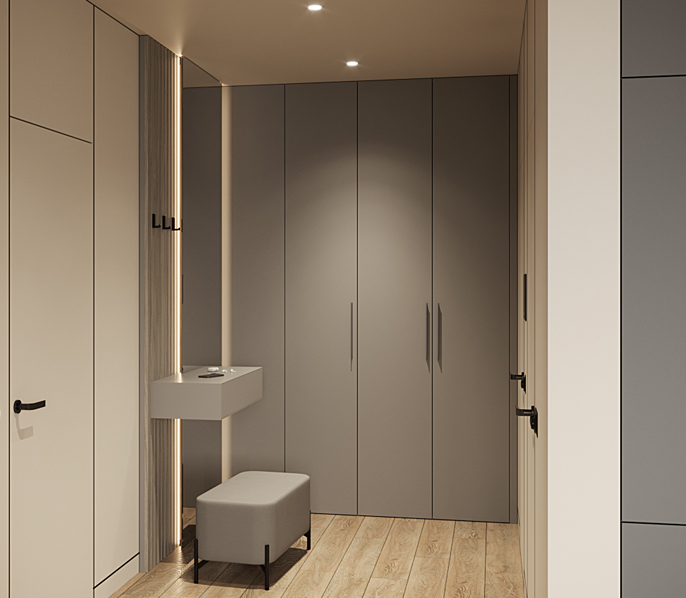 Мебель для прихожей на заказ — Прихожая 34