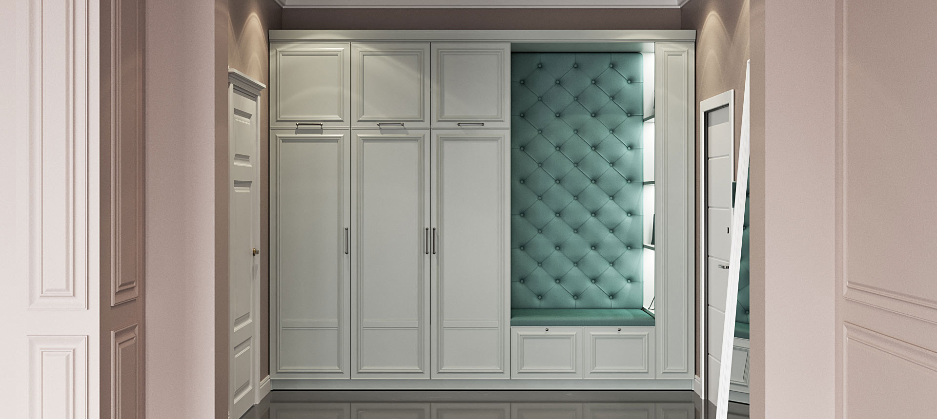 эмаль цвет NCS S 1510-B20G / микровелюр Marino цвет 23 