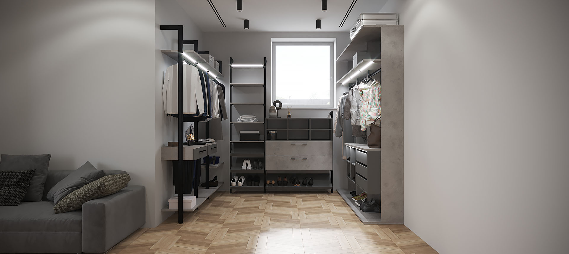 Бетон Чикаго светло-серый / Дымчатый&nbsp;Агат&nbsp;