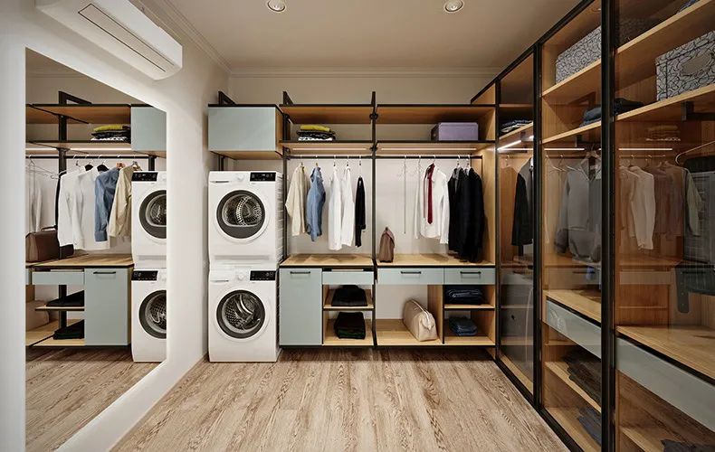 Прачечная в гардеробной 2