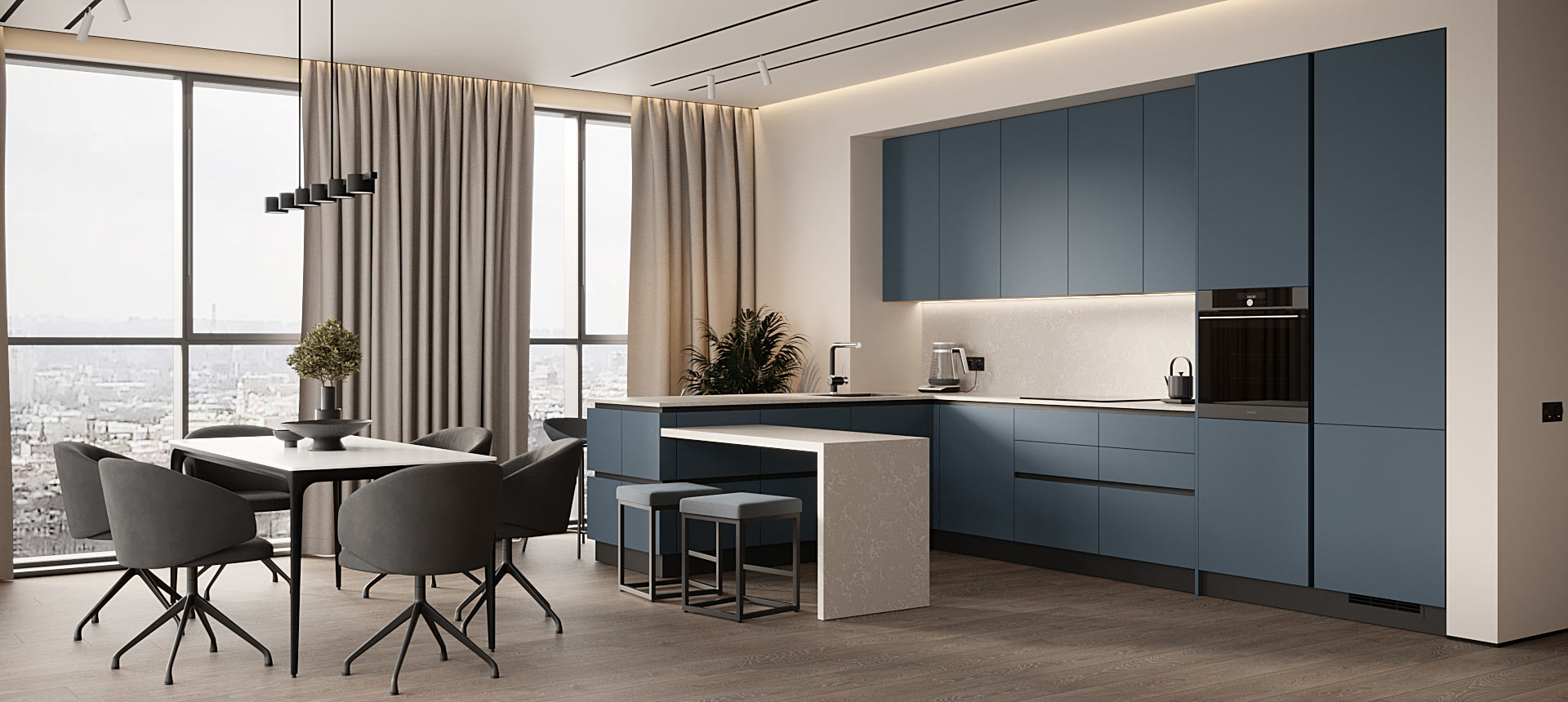 Аквамарин матовый