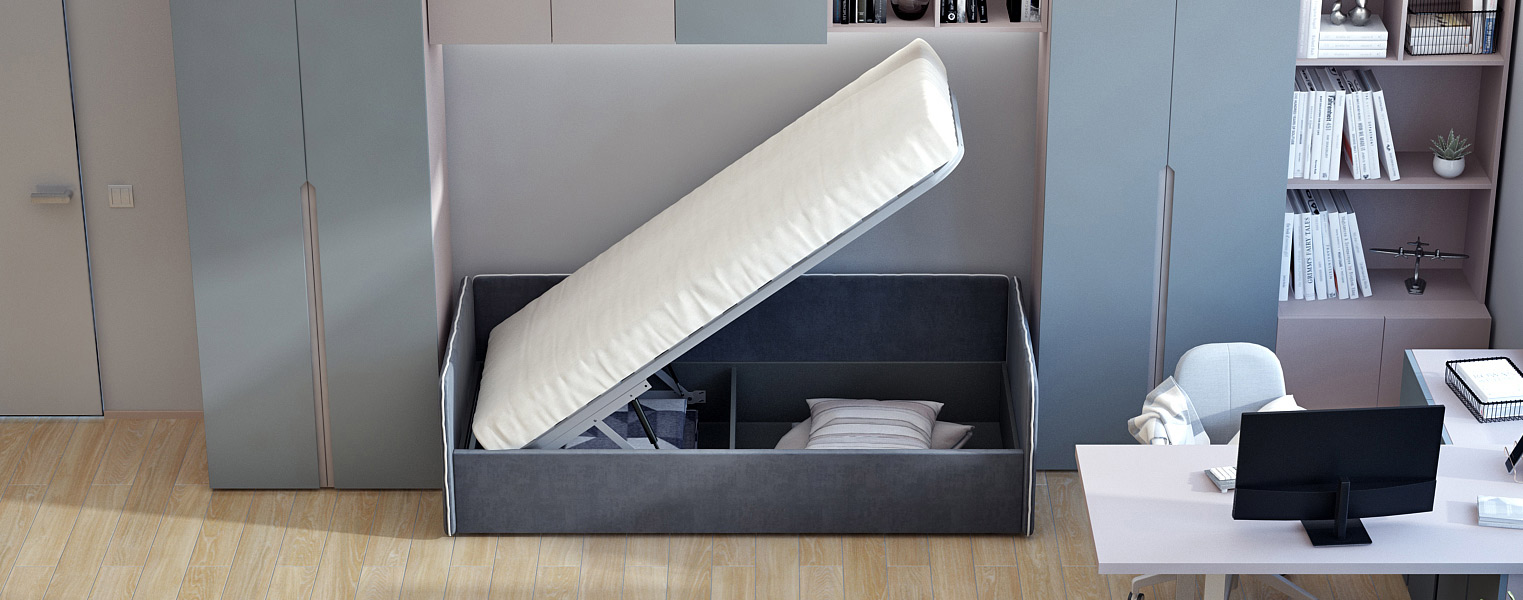 Диван Мичела серый - фото No 3