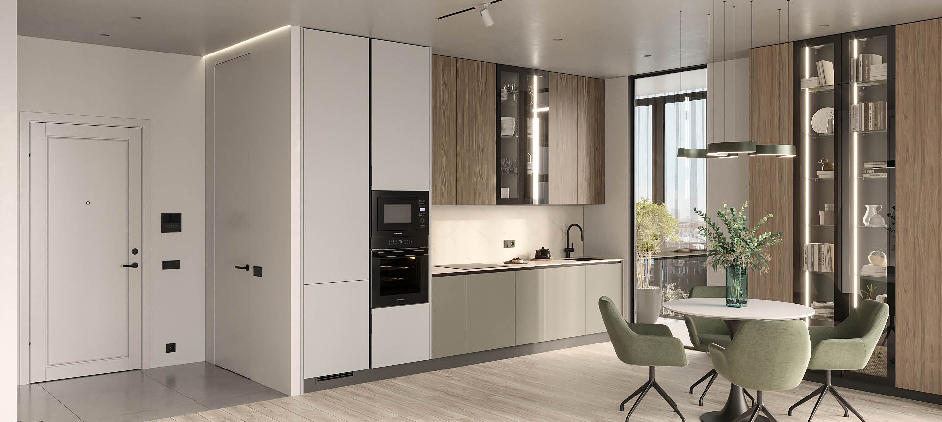 Пепельный Аметист матовый / Светло-серый 