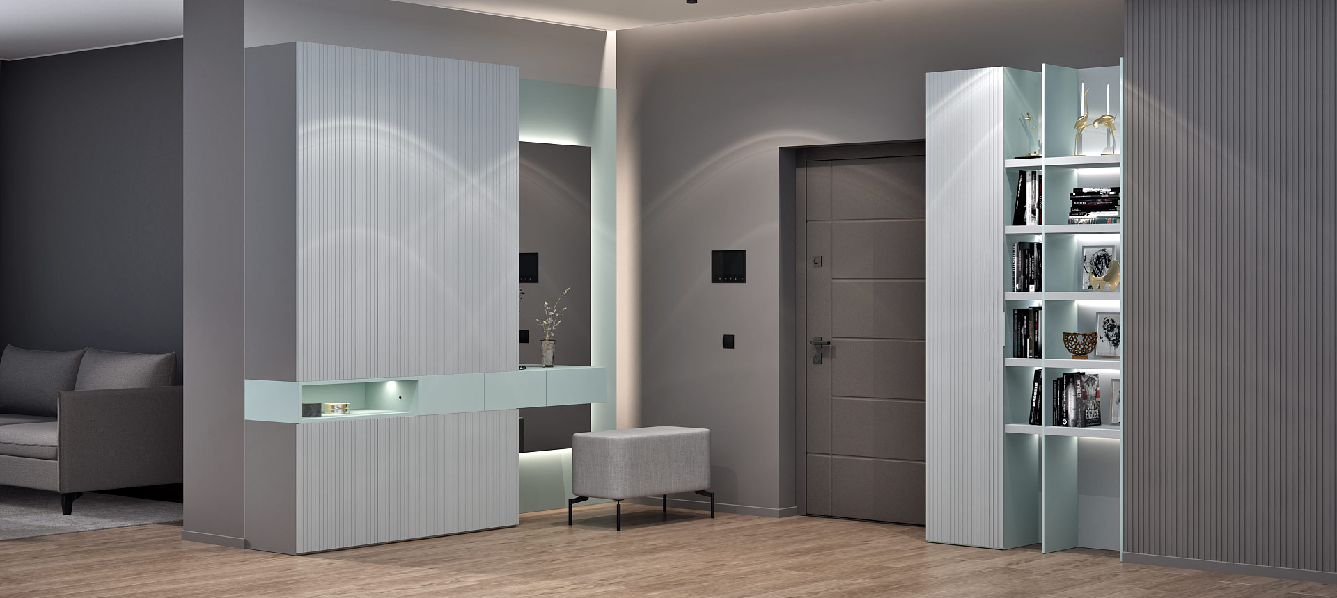 эмаль цвет NCS S 2020-R80B / Зелёный Фьорд 