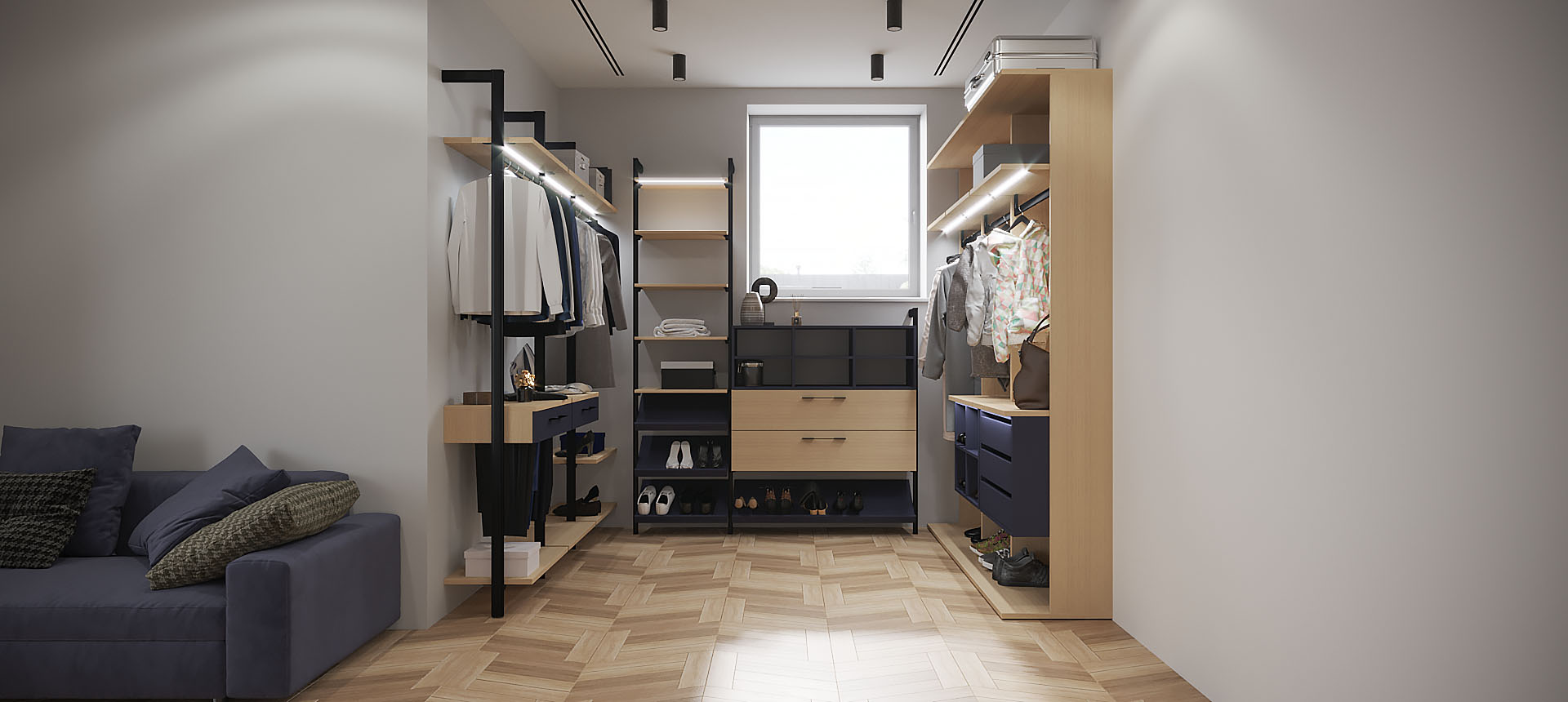 Дуб Винченца / эмаль&nbsp;цвет&nbsp;NCS&nbsp;S&nbsp;7010-R90B&nbsp;