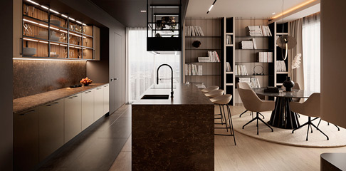 Дерево, стекло, металл: топ-20 сочетаний для современной кухни