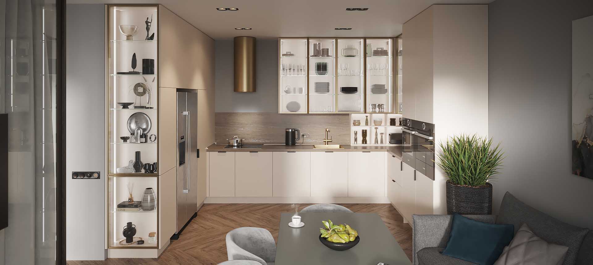 Кашемир серый