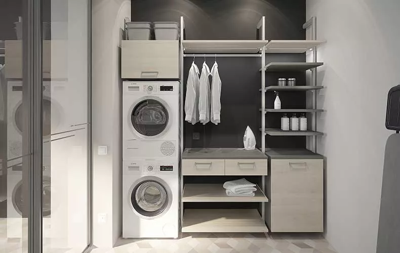 Прачечная в отдельной нише