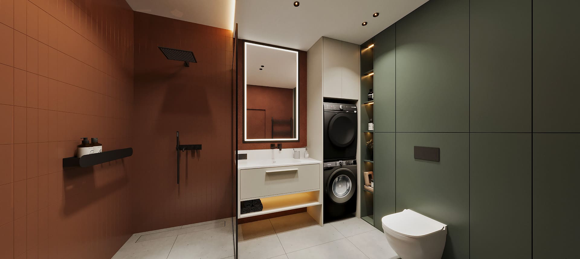 Сумрачный Нефрит / Белый фарфоровый оникс 