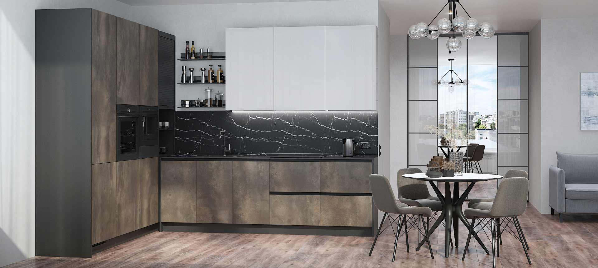 Титанит серый / эмаль цвет NCS S 1002-R50B 