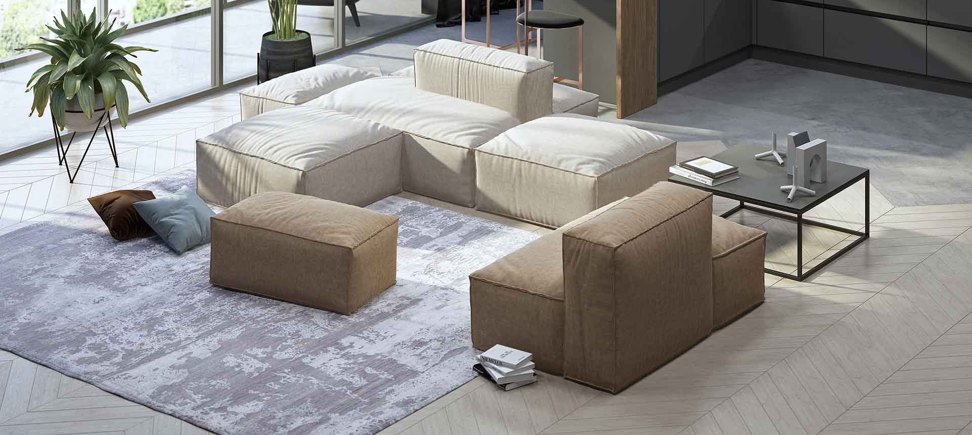 микровелюр MARINO цвет 2 / цвет 4 