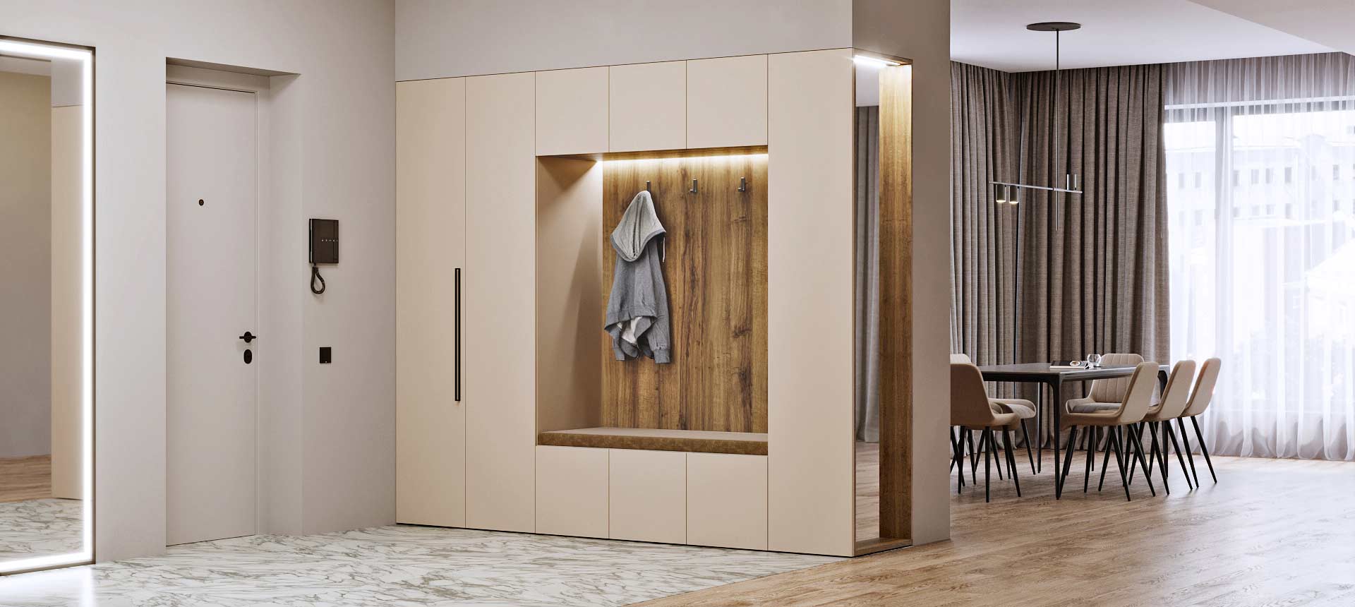 Кашемир серый / Дуб&nbsp;Давос&nbsp;