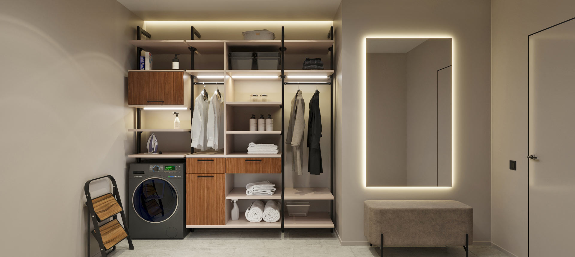 Орех Линкольн / Кашемир&nbsp;серый&nbsp;