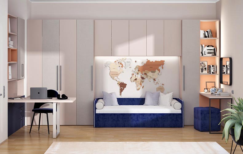 Шкаф с полками ...