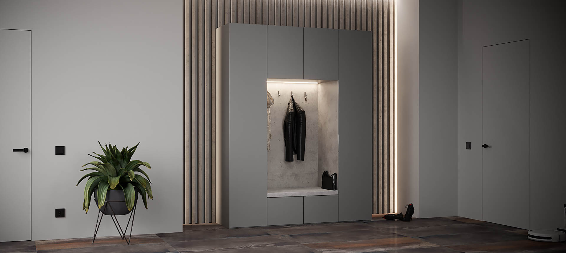 Холодный жемчуг / Бетон Чикаго светло-серый 