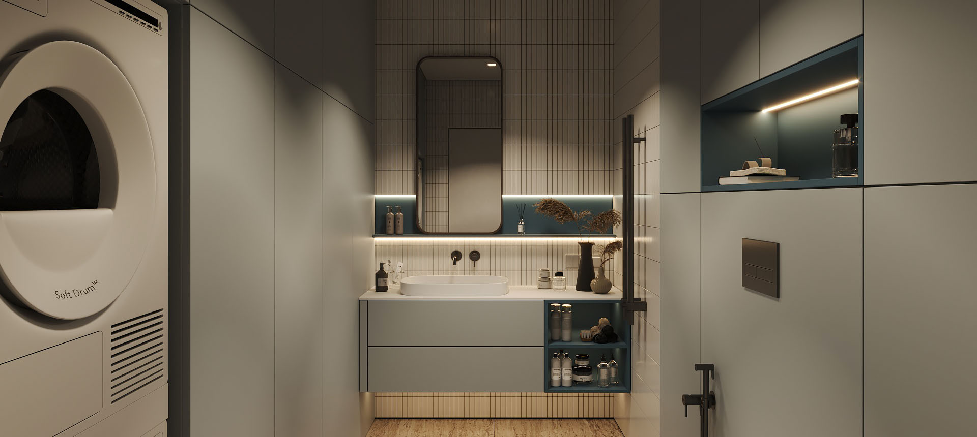 Пепельный Аметист матовый / Аквамарин&nbsp;матовый&nbsp;