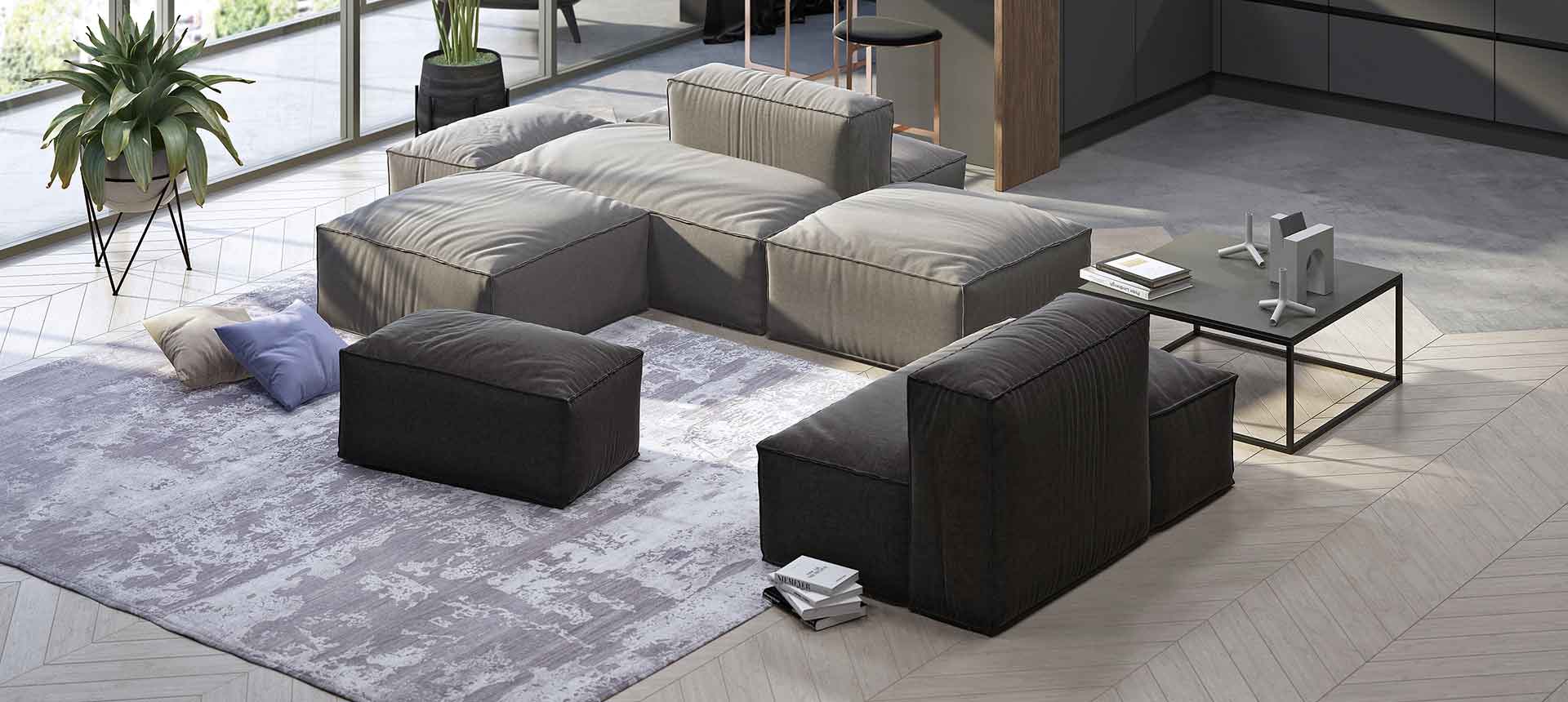 микровелюр MARINO цвет 28 / цвет 30 