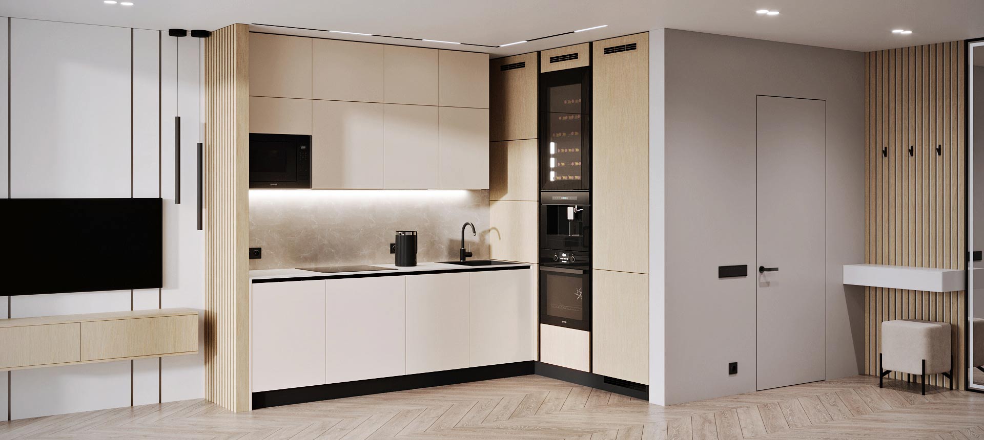 Крем / Дуб Скандинавский 