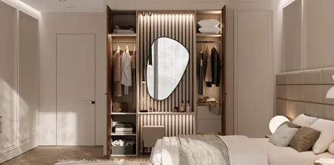 Как спроектировать вместительный шкаф в маленькой спальне