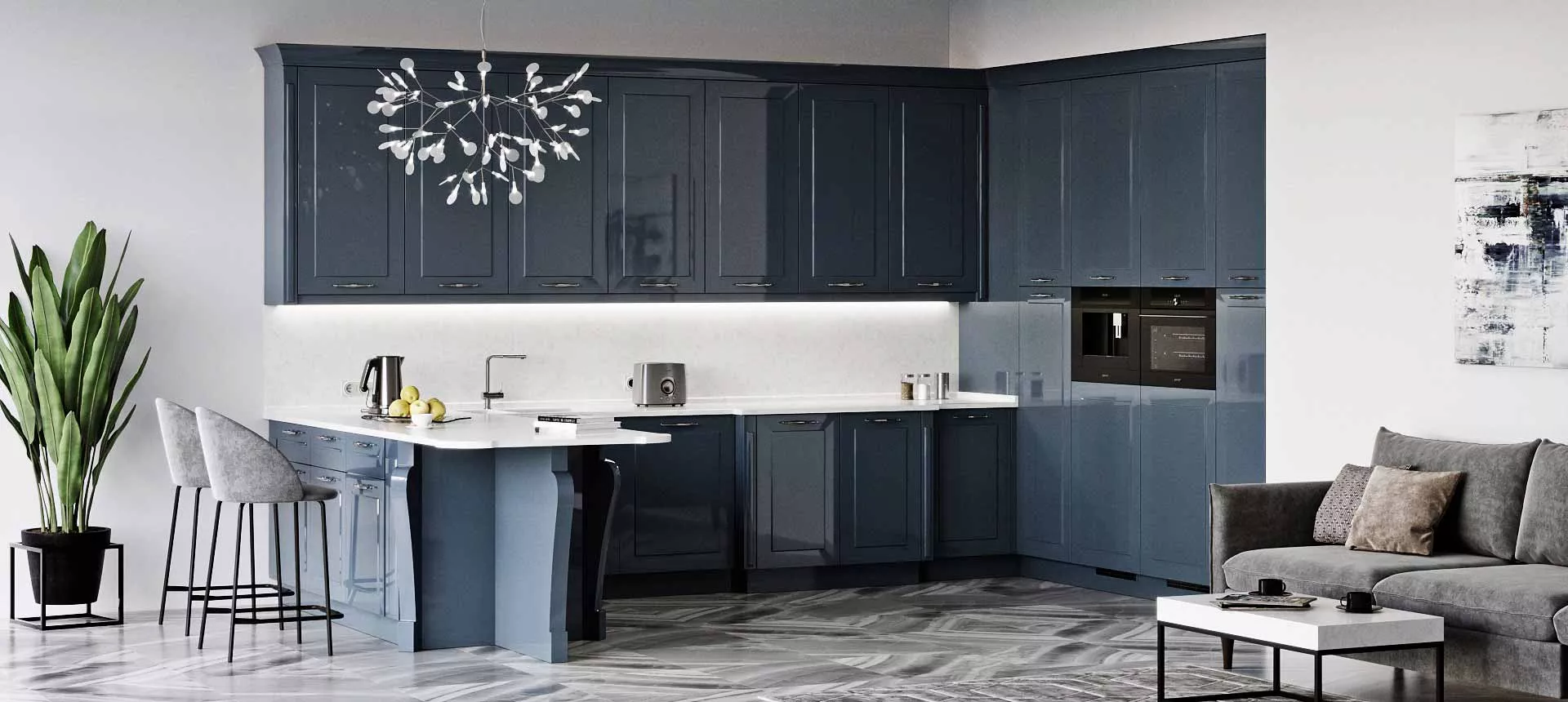 эмаль глянец цвет NCS S 6010-R90B