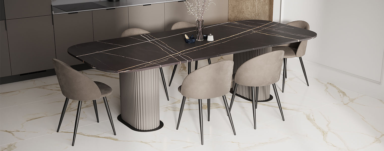 Кухонный стол Руже на двух опорах - фото No 1