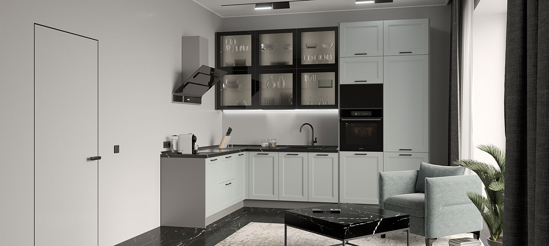 Эмаль цвет NCS S 1510-B20G