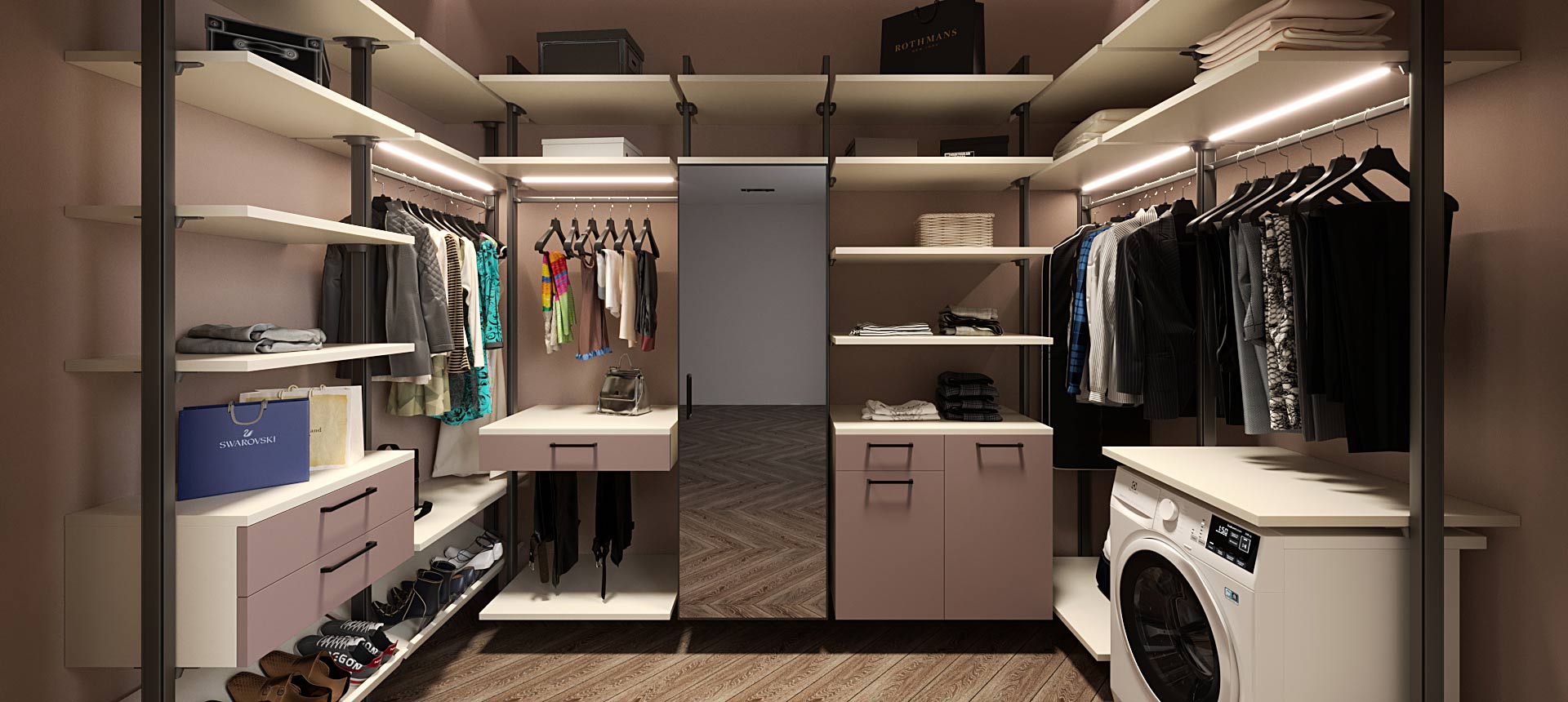 Розовый кварц матовый / Крем&nbsp;