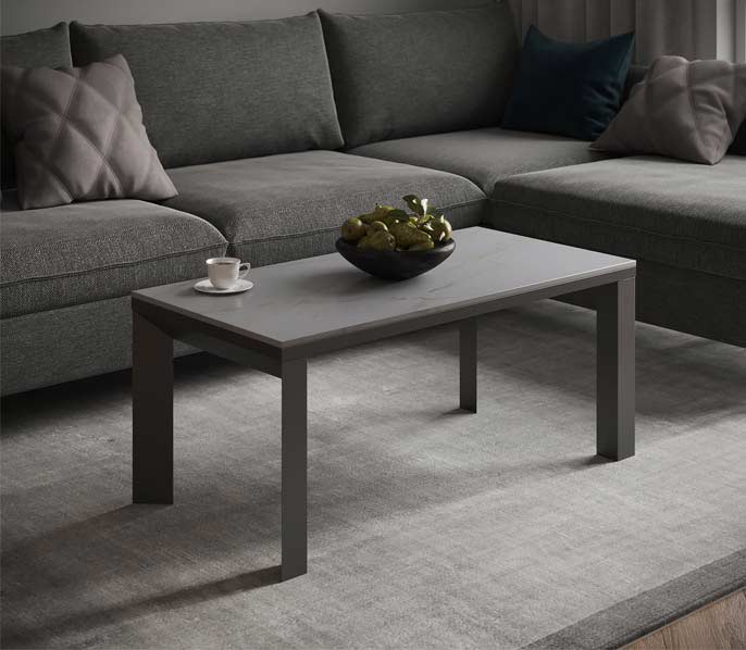 Журнальный столик на П-образных опорах