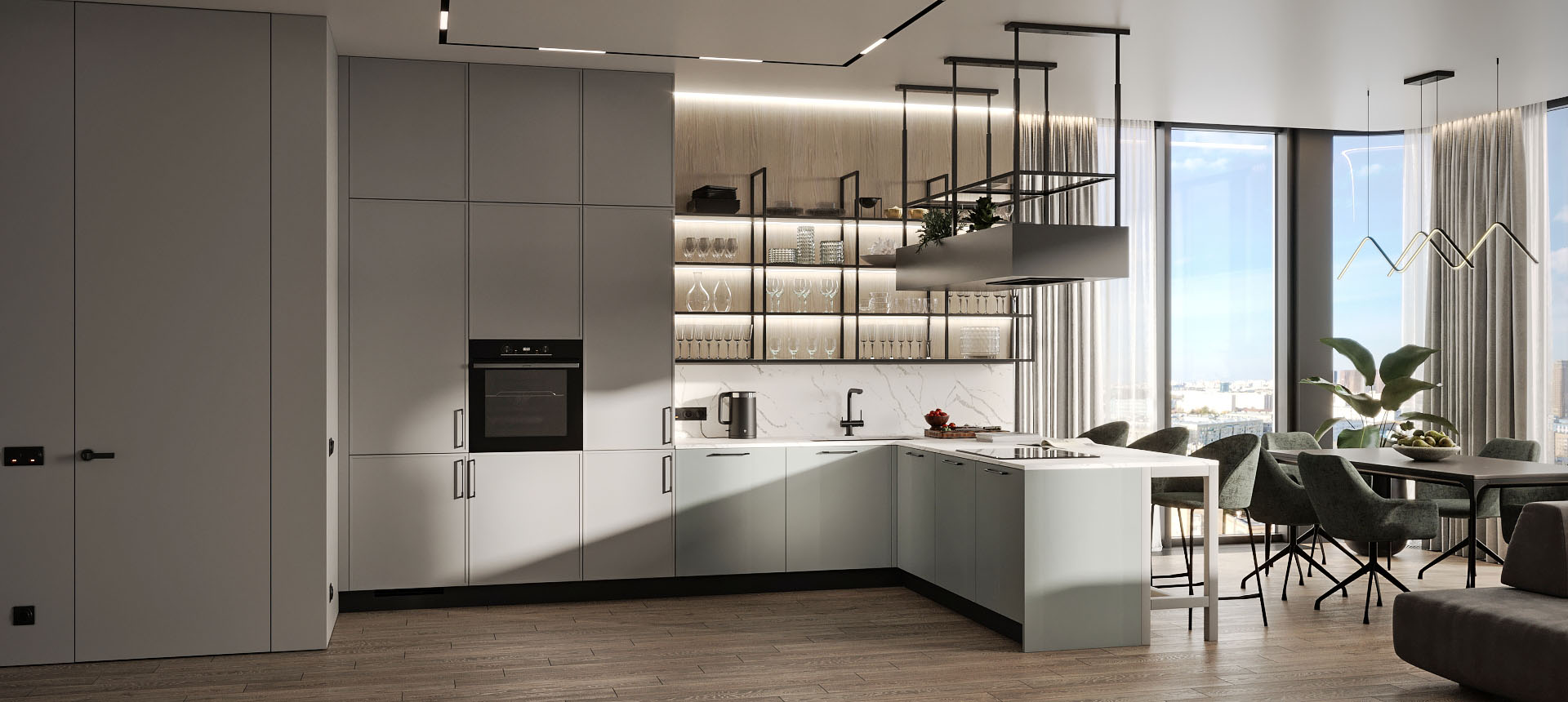 Лунный топаз матовый / эмаль&nbsp;цвет&nbsp;NCS&nbsp;S&nbsp;3500-N&nbsp;