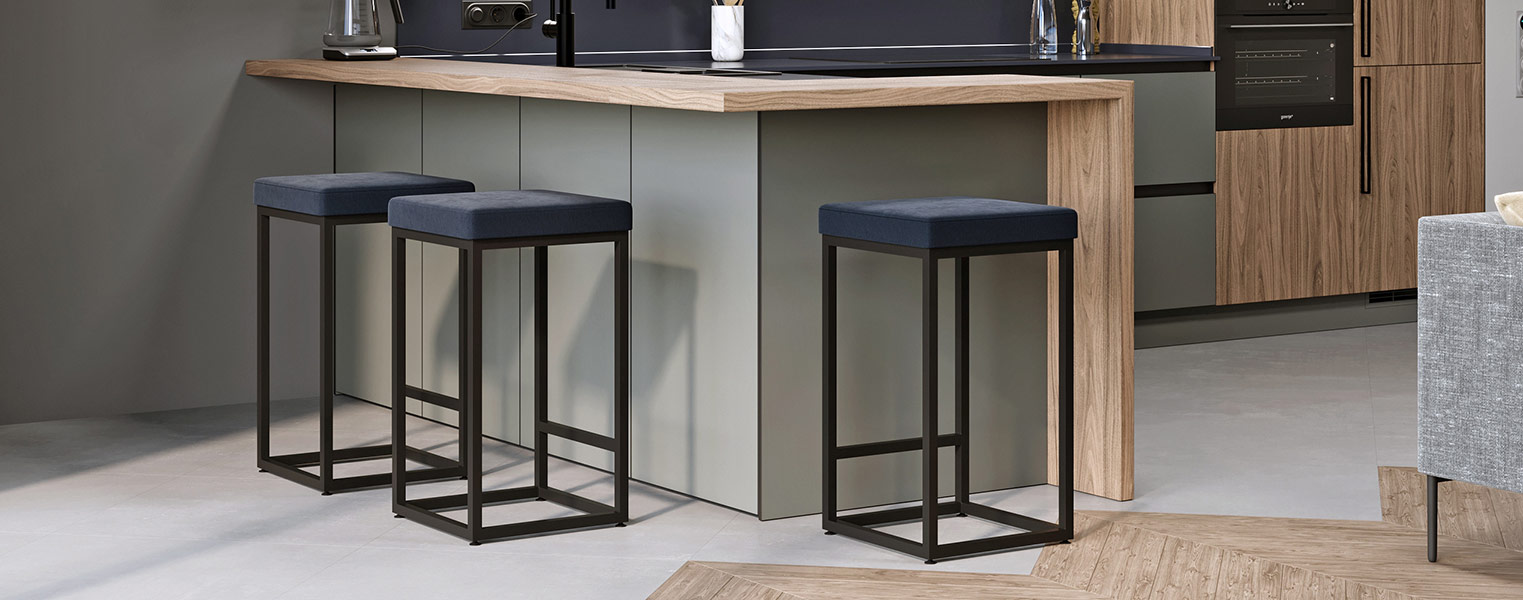 Стул барный на металлокаркасе - фото No 2