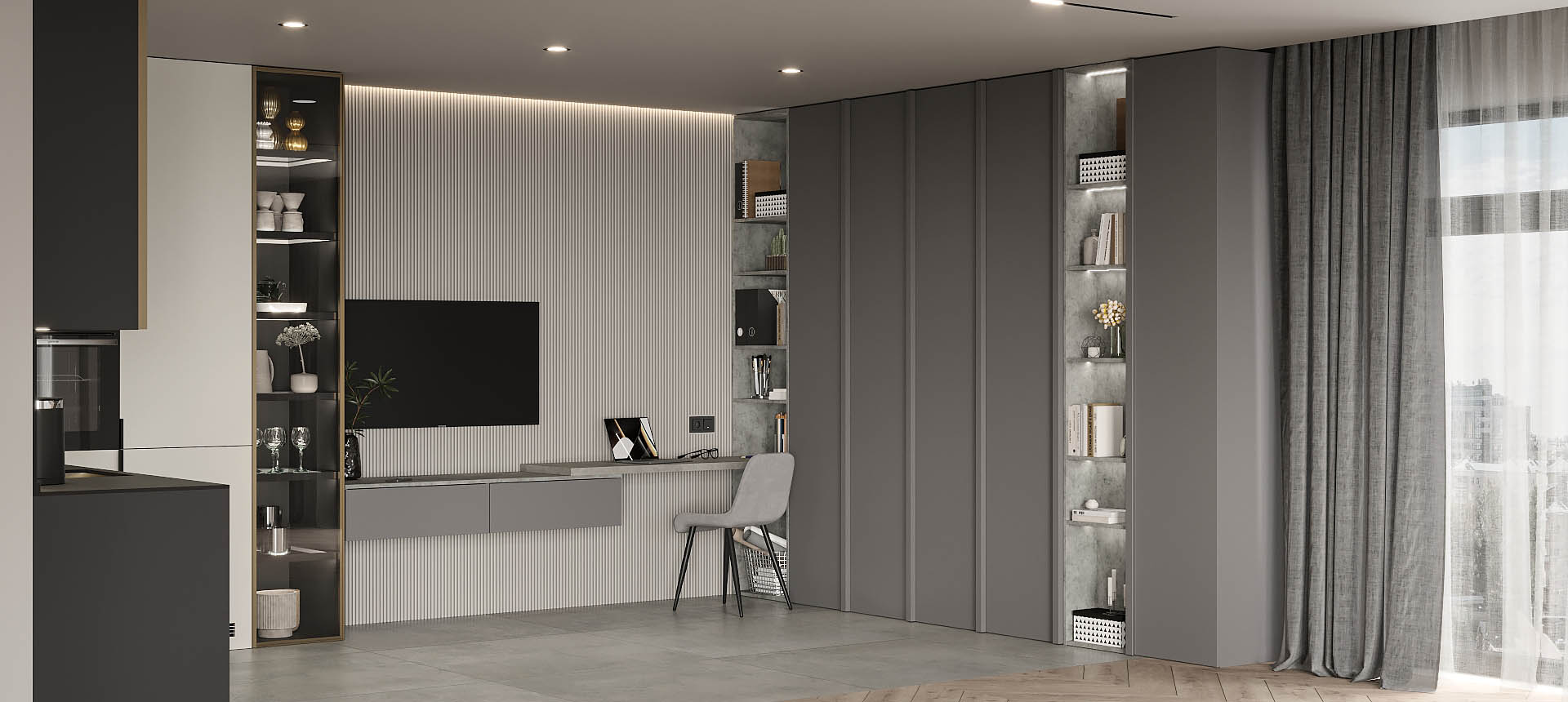 эмаль цвет NSC S 6000-N / Бетон&nbsp;Чикаго&nbsp;светло-серый&nbsp;